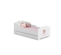 Lit enfant ANNI avec tiroir de rangement 160x80 Fée avec matelas
