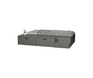Lit enfant avec tiroirs 80x200 cm Pin vert savonneux STAGE