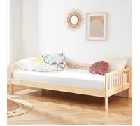 Lit enfant - BAÏTA - Gamme LOU - Pin massif - 90 x 190 sommier inclus