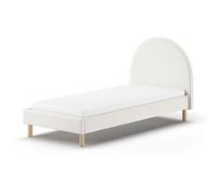 Lit Enfant Bouclé "Moon" 90x200cm Blanc