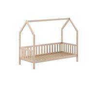 Lit Enfant "Cabane" 90x200cm Naturel