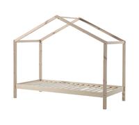 Lit Enfant Cabane "Dallas II" 90x200cm Naturel