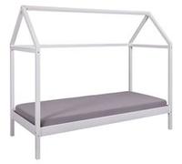 Lit Enfant Cabane "Sunny" 90x200cm Blanc Blanc G