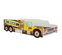 Lit enfant « CAMION-BÉTONNIÈRE » sommier avec matelas 140x70 cm.