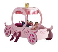 Lit Enfant "Carrosse" 90x200cm Rose