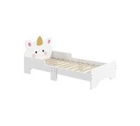 Lit enfant design licorne - sommier à lattes inclus - rose
