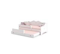 Lit enfant emm gigogne 160cm avec matelas
