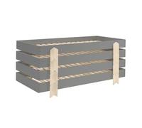 Lit Enfant en Bois "Modulo Arrow IV" 90x200cm Gris