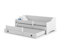 Lit enfant ERYK + gigogne160 B avec matelas Gris G