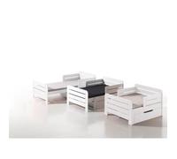 Vipack Lit bébé évolutif en pin massif réglable sur 3 tailles - 2 coloris - JPRCOBERBMA1414