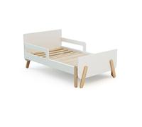 - Lit enfant extensible en bois 80x140-165-190 PIRATE - Blanc