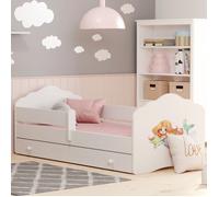 Lit enfant FALA BAR+SZU 160x80 SIRENE avec tiroir de rangement avec matelas
