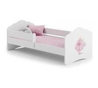 Lit enfant FALA BAR 140x70 Danseuse avec matelas Violet G