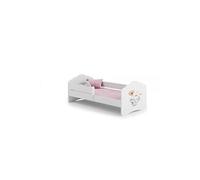 Lit enfant FALA BAR 140x70 Elephant avec matelas Violet