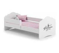 Kobi Lit enfant FALA BAR 160x80 cm Princess – sommier, matelas et barrière de sécurité