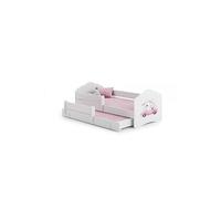 Lit enfant FALA BAR+SZU 160x80 Chat avec gigogne avec matelas