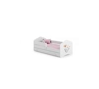 Lit enfant FALA BAR+SZU 160x80 Elephant avec tiroir de rangement avec matelas