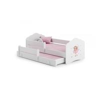 Lit enfant fala bar+szu 160x80 fée avec gigogne avec matelas