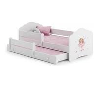 Lit enfant FALA BAR+SZU 160x80 Fée avec gigogne avec matelas Violet G