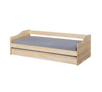 Lit Enfant Gigogne ""Léana"" 90x200cm Naturel