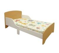 Lit Enfant - GINGER HOME - 140x70 cm - Barrières de Sécurité - Sommier à Lattes Bois