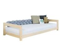 Lit enfant KIDDY 90 x 190 verni Beige