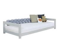 Lit enfant KIDDY 90 x 200 gris clair Vert G