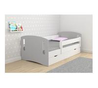 Lit enfant Kocot Kids Classic - Gris - Sans tiroir - Matelas 160/80