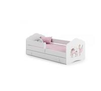 Lit enfant ""licorne"", tiroir , matelas et barrière de protection , taille 140x70