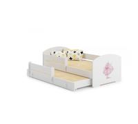 Lit enfant luk 160x80 danseuse gigogne avec matelas