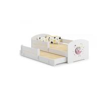 Lit enfant LUK 160x80 lune gigogne avec matelas
