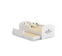 Lit enfant LUK 160x80 Princess gigogne avec matelas