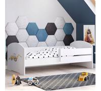Lit enfant LUK BAR 140x70 tracteur avec matelas