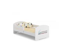 Lit enfant luk bar 140x70 train avec matelas