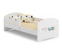 Lit enfant LUK BAR 160x80 AVION avec matelas
