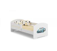 Lit enfant LUK BAR 160x80 POLICE avec matelas Bleu G