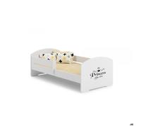 Lit enfant luk bar 160x80 princess noir avec matelas