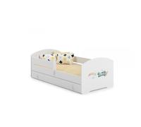 Lit enfant LUK BAR+SZU 140x70 AVION tiroir de rangement avec matelas