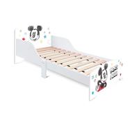 Lit Enfant - Mickey Vintage - Blanc - 140x70 cm - Bois Massif