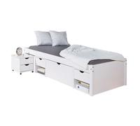 Lit Enfant Multi-Rangements "Clark" 90x200cm Blanc