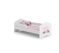 Lit enfant nala 140x70 chat avec matelas