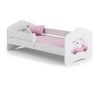 Lit enfant Nala 140x70 CHAT avec matelas Violet G