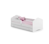 Lit enfant nala tiroir 140x70 avec tiroir de rangement avec matelas
