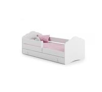 Lit enfant nala tiroir 160x80 avec tiroir de rangement avec matelas