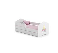 Lit enfant Nala140x70 Licorne avec tiroir de rangement avec matelas