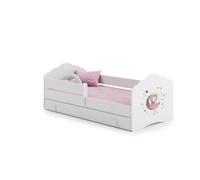 Lit enfant nala140x70 lune avec tiroir de rangement avec matelas