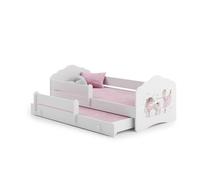 Lit enfant nala160x80 danseuse avec gigogne avec matelas