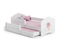 Lit enfant Nala160x80 Fée avec gigogne avec matelas Violet G