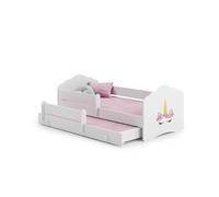 Lit enfant Nala160x80 Licorne avec gigogne avec matelas