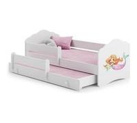 Lit enfant Nala160x80 Sirène avec gigogne avec matelas Beige G